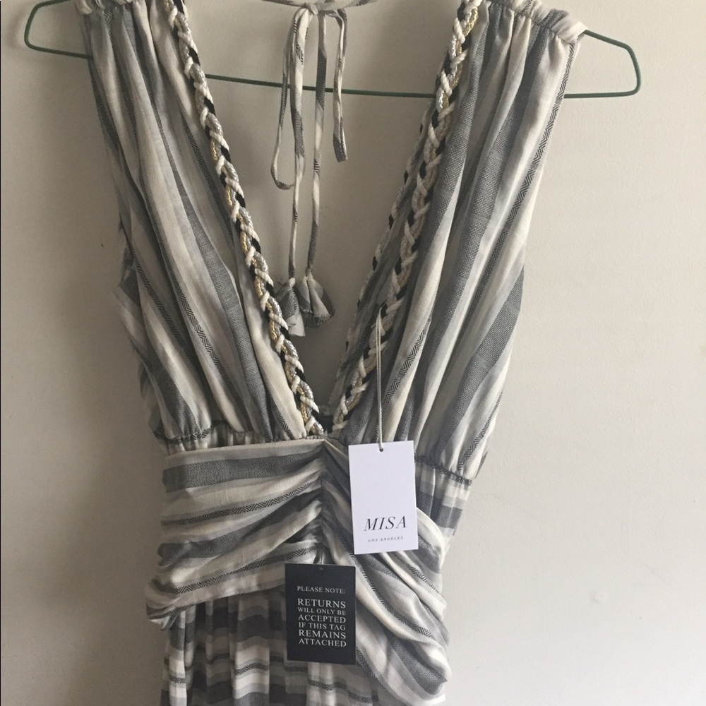 MISA Los Angeles cotton tiered dress brand new - Picture 7 of 11